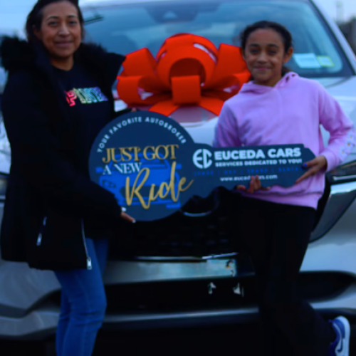 Car dealership offering lease buy and trade options